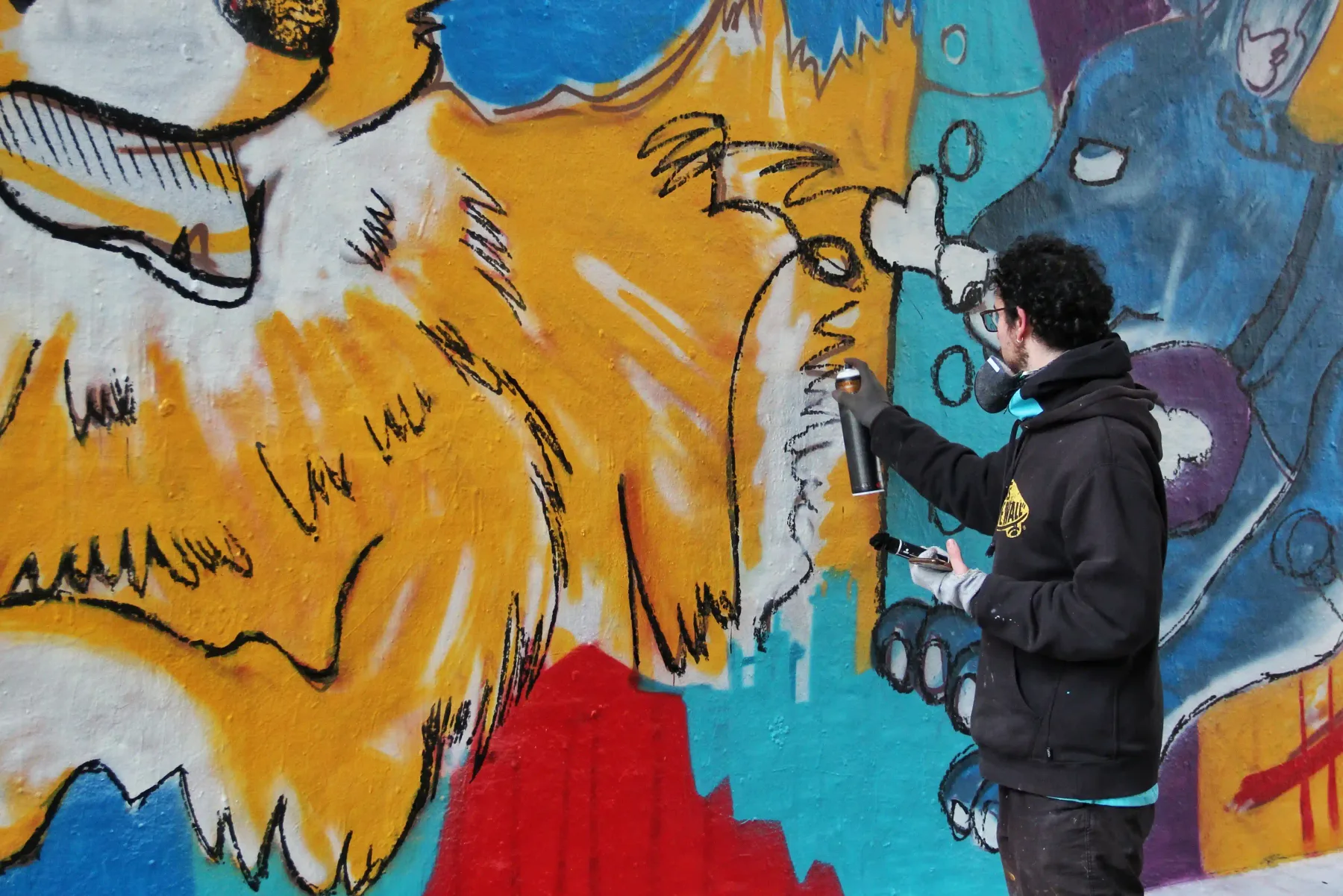 Pintando con spray